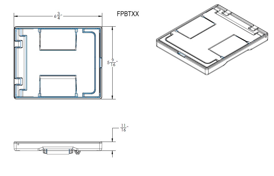 Floor Boxes - Floorport cover dimensions